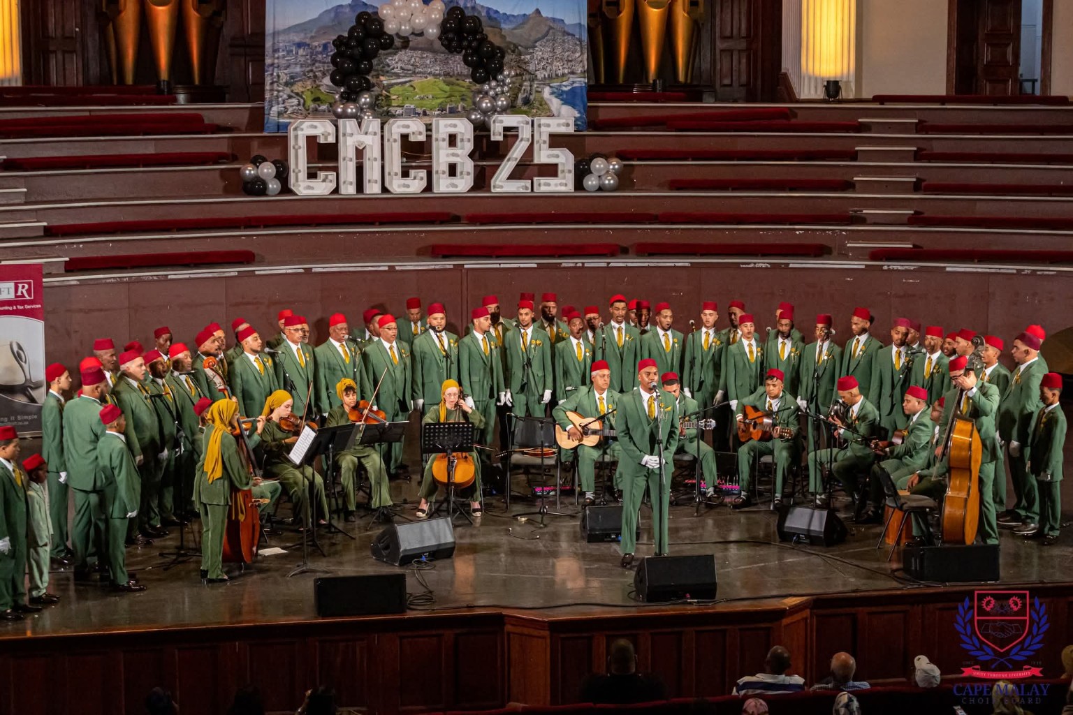 Marines Malay Choir performing on stage