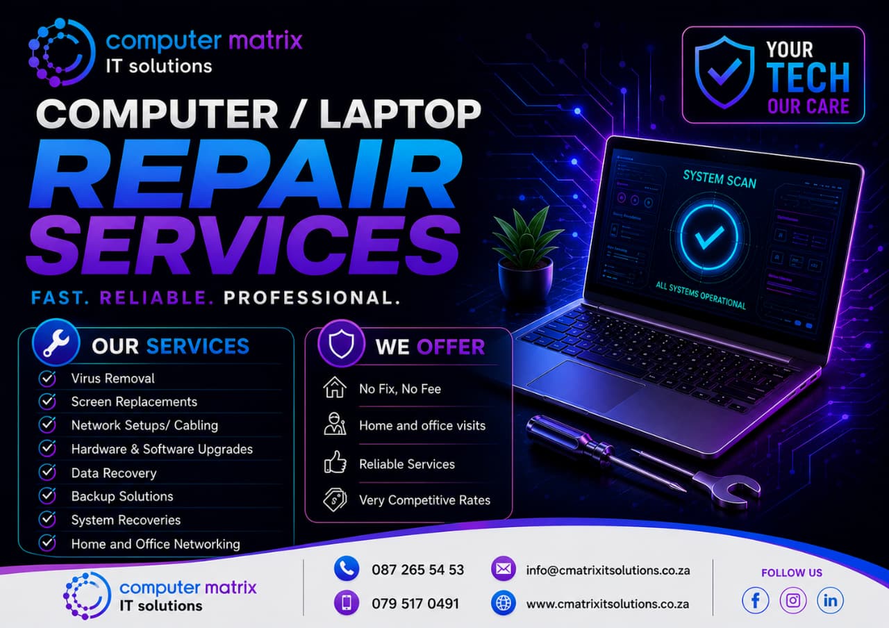 Computer Matrix IT Solutions computer and laptop repair services