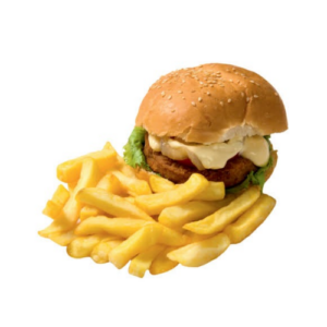Burger + Chips